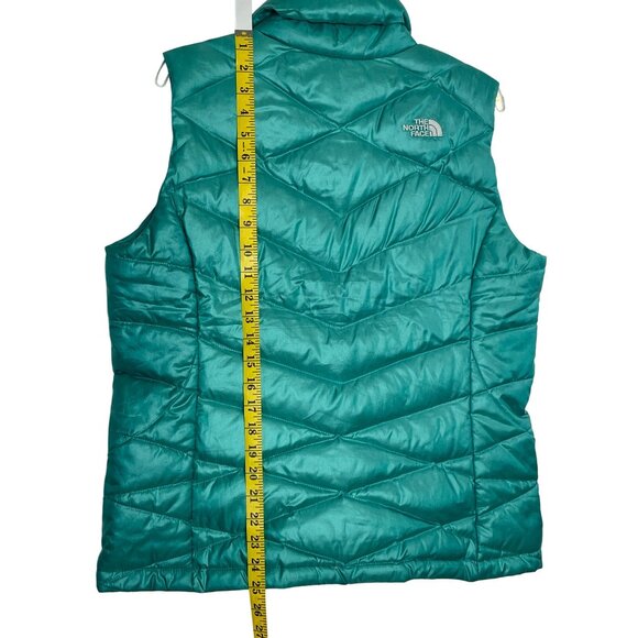 The North Face Aconcagua 550 Fill Goose Down Puffer Vest Teal Women's L - Picture 9 of 14